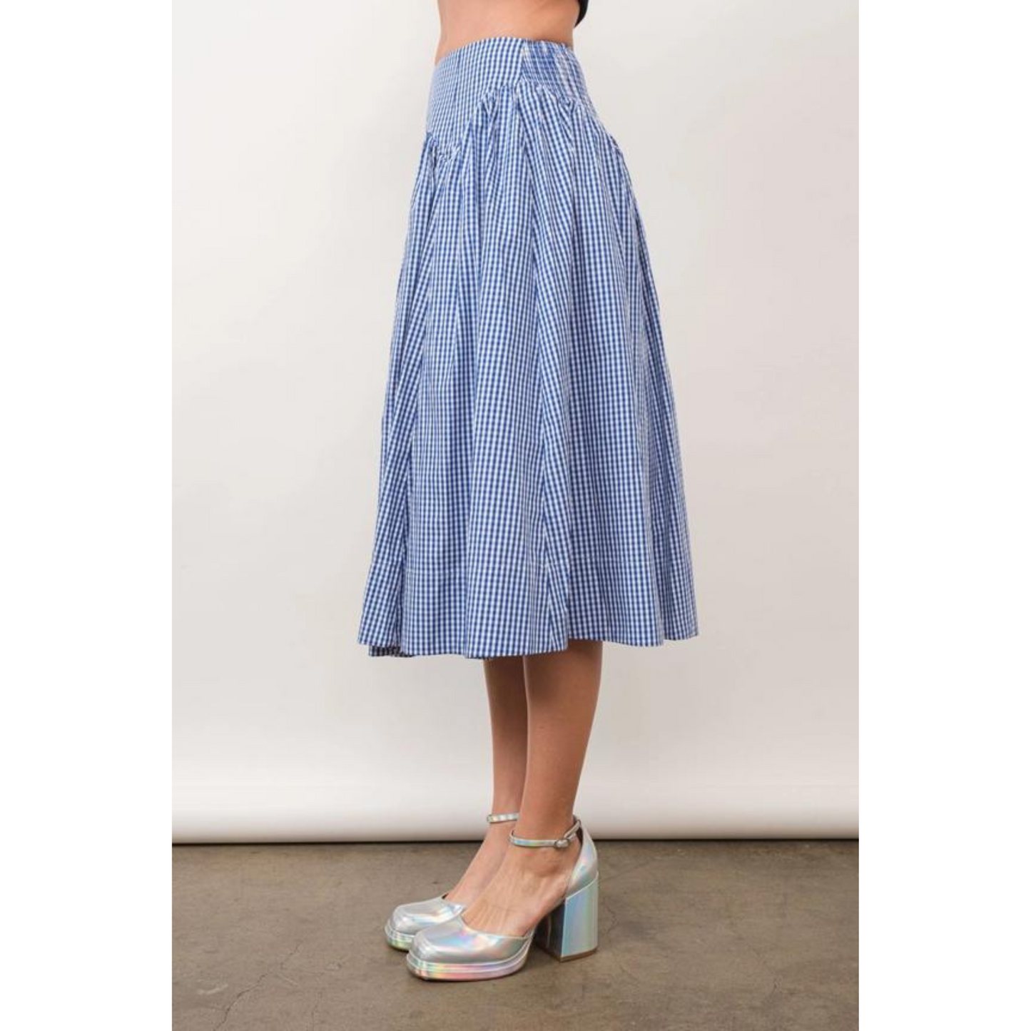 The Blue Farmer Skirt