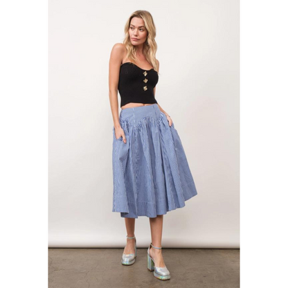 The Blue Farmer Skirt