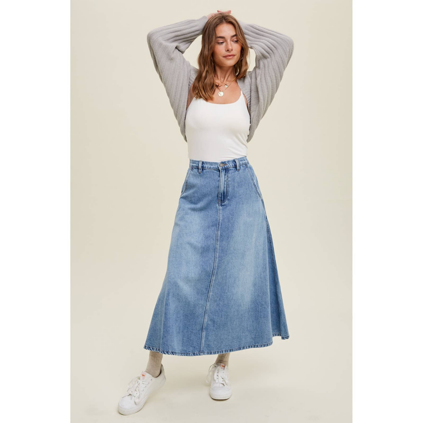 Naomi Denim Skirt